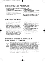 Предварительный просмотр 9 страницы DAEWOO ELECTRONICS KQG-7G77 Operating Instructions Manual