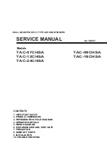 Preview for 1 page of DAEWOO ELECTRONICS TAC-07CHSA Service Manual