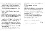 Предварительный просмотр 6 страницы Daewoo International DBU-37 Instruction Manual