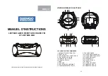 Предварительный просмотр 7 страницы Daewoo International DBU-37 Instruction Manual