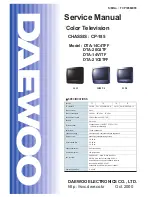 Daewoo 14C3 Service Manual preview