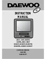 Daewoo 14H1T Instruction Manual preview