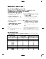 Preview for 8 page of Daewoo 1A0ASL Operating Instructions Manual