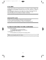 Preview for 15 page of Daewoo 1A0ASL Operating Instructions Manual