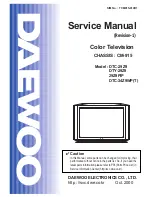 Предварительный просмотр 1 страницы Daewoo 29Z9PIP Service Manual