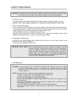 Предварительный просмотр 3 страницы Daewoo 432X Service Manual