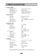 Предварительный просмотр 3 страницы Daewoo ACL-3010RC Service Manual