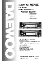 Daewoo ACP-0106A Servise Manual preview