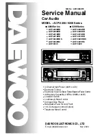 Daewoo ACP-2208RD Service Manual preview