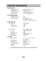 Preview for 3 page of Daewoo ACP-2208RD Service Manual