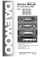 Preview for 1 page of Daewoo AKD-0105 Series Service Manual