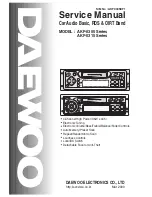 Daewoo AKF-0305 Series Service Manual preview