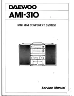 Предварительный просмотр 1 страницы Daewoo AMI-310 Service Manual