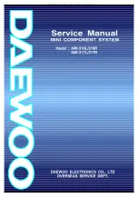 Daewoo AMI-316L Service Manual preview