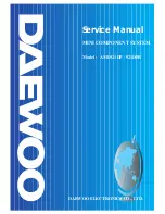 Предварительный просмотр 1 страницы Daewoo AMI-921DP Service Manual