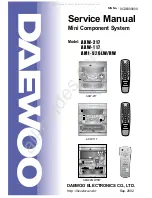 Daewoo AMI-926LW Service Manual preview