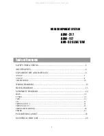 Preview for 2 page of Daewoo AMI-926LW Service Manual