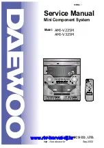 Предварительный просмотр 3 страницы Daewoo AMI-V225M Service Manual