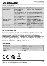 Preview for 10 page of Daewoo Argyle SDA1820 User Manual