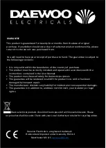 Preview for 8 page of Daewoo AVS1424 User Manual