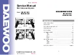 Daewoo AXG-322 Service Manual preview