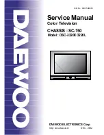 Daewoo CHASSIS : SC-150 Model : DSC-3220E Service Manual preview