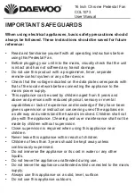 Preview for 2 page of Daewoo COL1073 User Manual