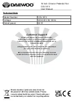 Preview for 9 page of Daewoo COL1073 User Manual