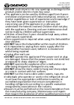 Preview for 3 page of Daewoo COL1471 User Manual