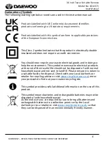 Preview for 4 page of Daewoo COL1571 User Manual