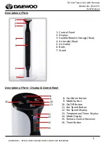 Preview for 5 page of Daewoo COL1571 User Manual