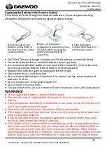 Preview for 10 page of Daewoo COL1571 User Manual