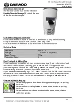 Preview for 11 page of Daewoo COL1571 User Manual