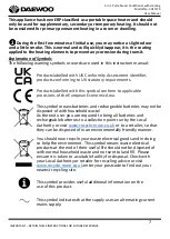 Preview for 7 page of Daewoo COL1579 User Manual