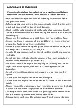 Preview for 2 page of Daewoo Compact Wooden User Manual