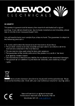 Preview for 11 page of Daewoo Compact Wooden User Manual