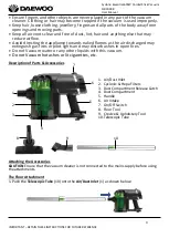 Предварительный просмотр 3 страницы Daewoo CYCLONE ESSENTIAL User Manual