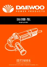 Предварительный просмотр 1 страницы Daewoo DAAG100-76L User Manual