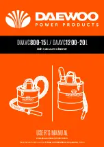 Daewoo DAAVC800-15L User Manual предпросмотр