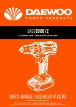 Предварительный просмотр 1 страницы Daewoo DACD2000V2 User Manual