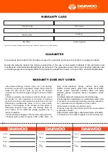 Preview for 16 page of Daewoo DAEA520 User Manual