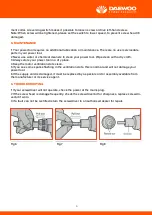 Предварительный просмотр 6 страницы Daewoo DAES 500 User Manual