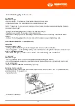 Предварительный просмотр 10 страницы Daewoo DAFL50A User Manual