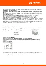 Предварительный просмотр 6 страницы Daewoo DAFR70 User Manual