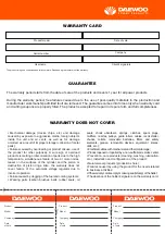 Preview for 7 page of Daewoo DAGT 250E User Manual