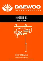 Daewoo DAHST Series User Manual preview