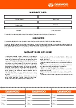 Preview for 16 page of Daewoo DALLM18-320-1 User Manual