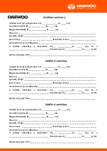 Preview for 49 page of Daewoo DASC1500 User Manual