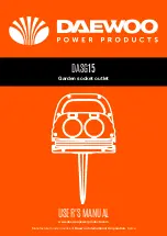 Daewoo DASG15 User Manual preview