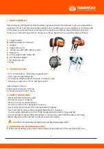 Preview for 3 page of Daewoo DASL 400 User Manual